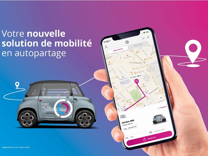 Free2Move v Paříži zařadí do nabídky Citroën Ami